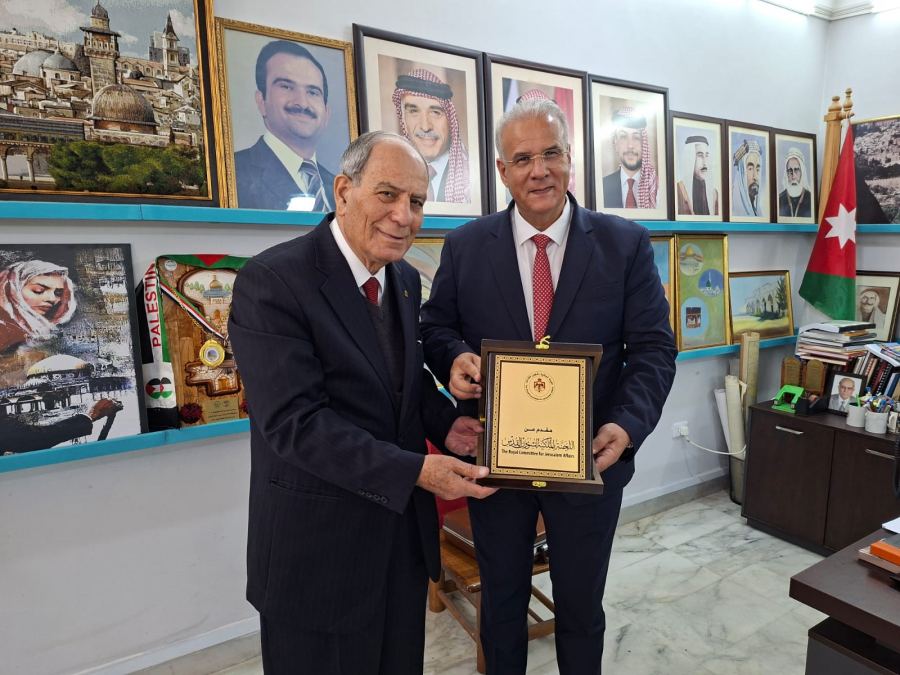 كنعان والشرقاوي يبحثان تنسيق الجهود في رصد الحالة الاقتصادية والتوثيق والإعلام لدعم القدس